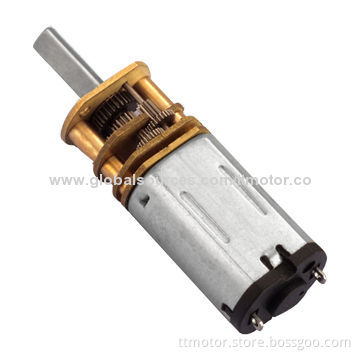 3V DC mini Geared Motor with 10mm Gearbox for Lock, Robot, 150rpm